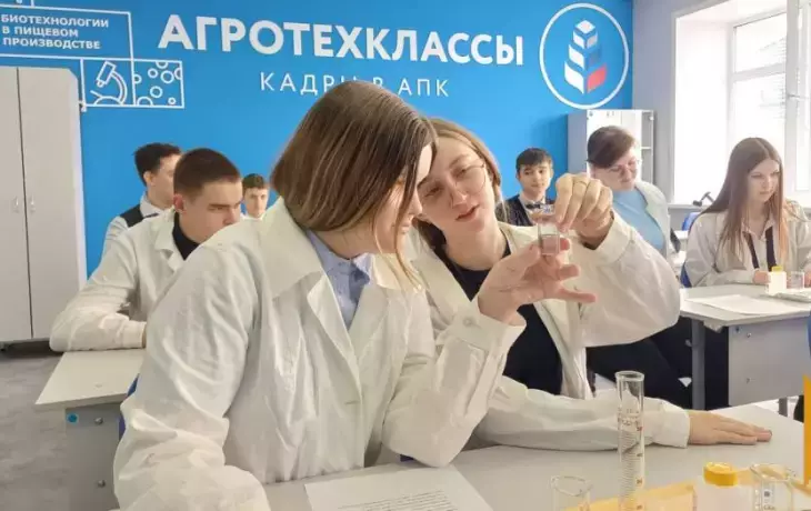 Обновленный агрокласс в Хохольской школе: современное оборудование и комфортная обстановка