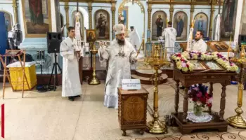 Освящение храма Вознесения Господня в селе Новая Чигла: епископ Сергий Белых провёл торжественную литургию