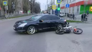 Борисоглебск: 16-летний мотоциклист пострадал в ДТП с Nissan Teana